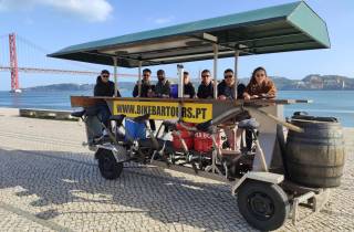 Lissabon: 1-stündige Bier- und Sangria-Radtour