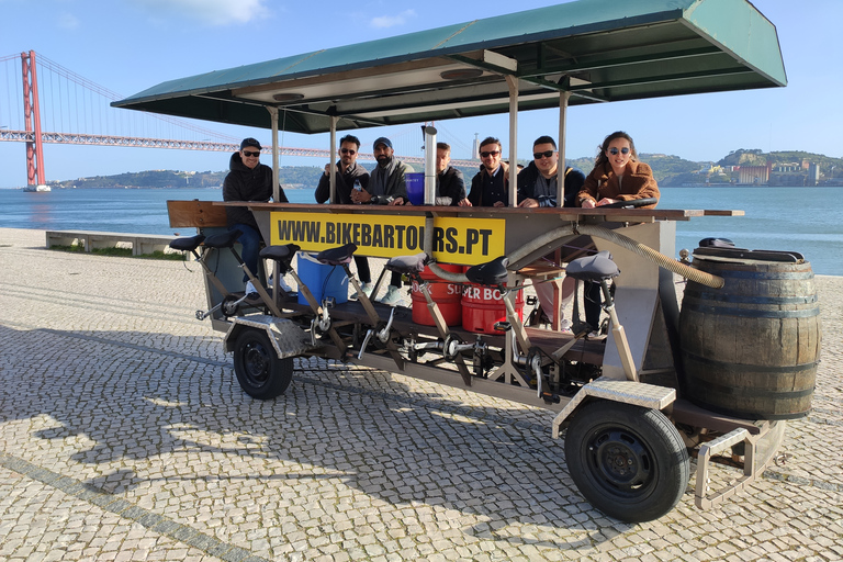 Lisboa: tour en bicicleta de cerveza y sangría de 1 hora