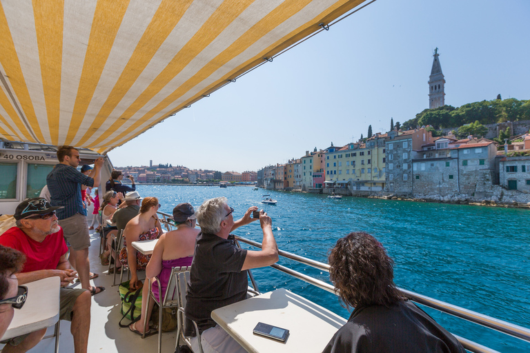From Pula: Day Cruise to Rovinj, Lim Fjord, and Red Island