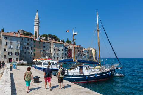 From Pula: Day Cruise to Rovinj, Lim Fjord, and Red Island