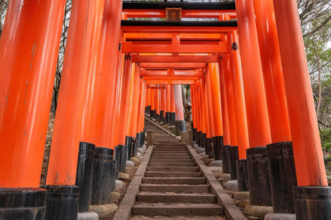 Kioto: 3 obiekty światowego dziedzictwa UNESCO i Fushimi Inari - 1-dniowa wycieczka