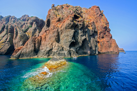 Da Sagone/Cargèse: Tour in barca di Scandola, Piana e Girolata