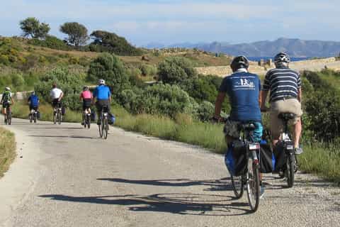 Corfu: Easy Bicycle Tour in the Countryside with Swim Stop