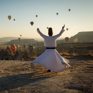 Cappadocië: Ceremonie met wervelende derwisjen met transfer