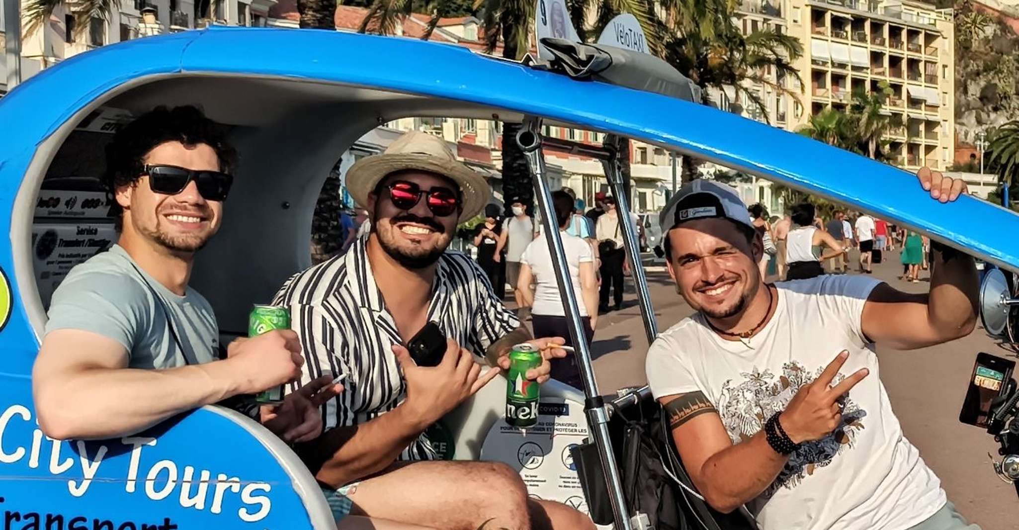 Nice, Tour Guiado Privado por Electric Bike Taxi - Hizvo