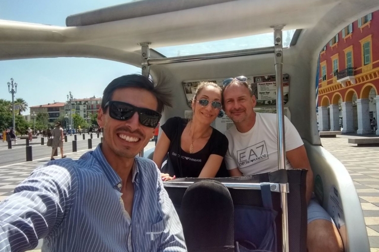 Nicea: prywatna wycieczka z przewodnikiem Electric VélotaxiLe French Riviera Tour - od 50 minut do 1 godziny