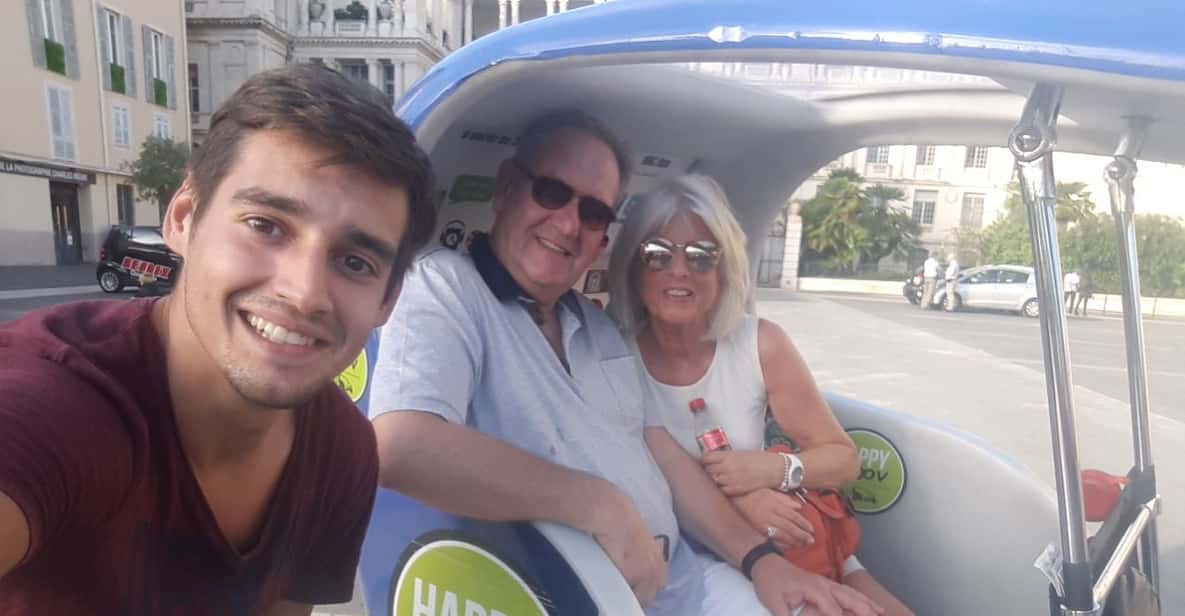 Nizza: tour privato guidato di Electric Vélotaxi