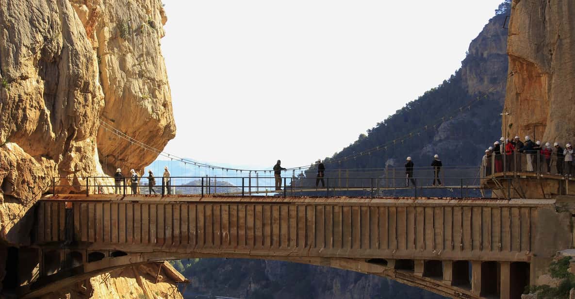 From Costa del Sol: Caminito del Rey with Winery and Tapas