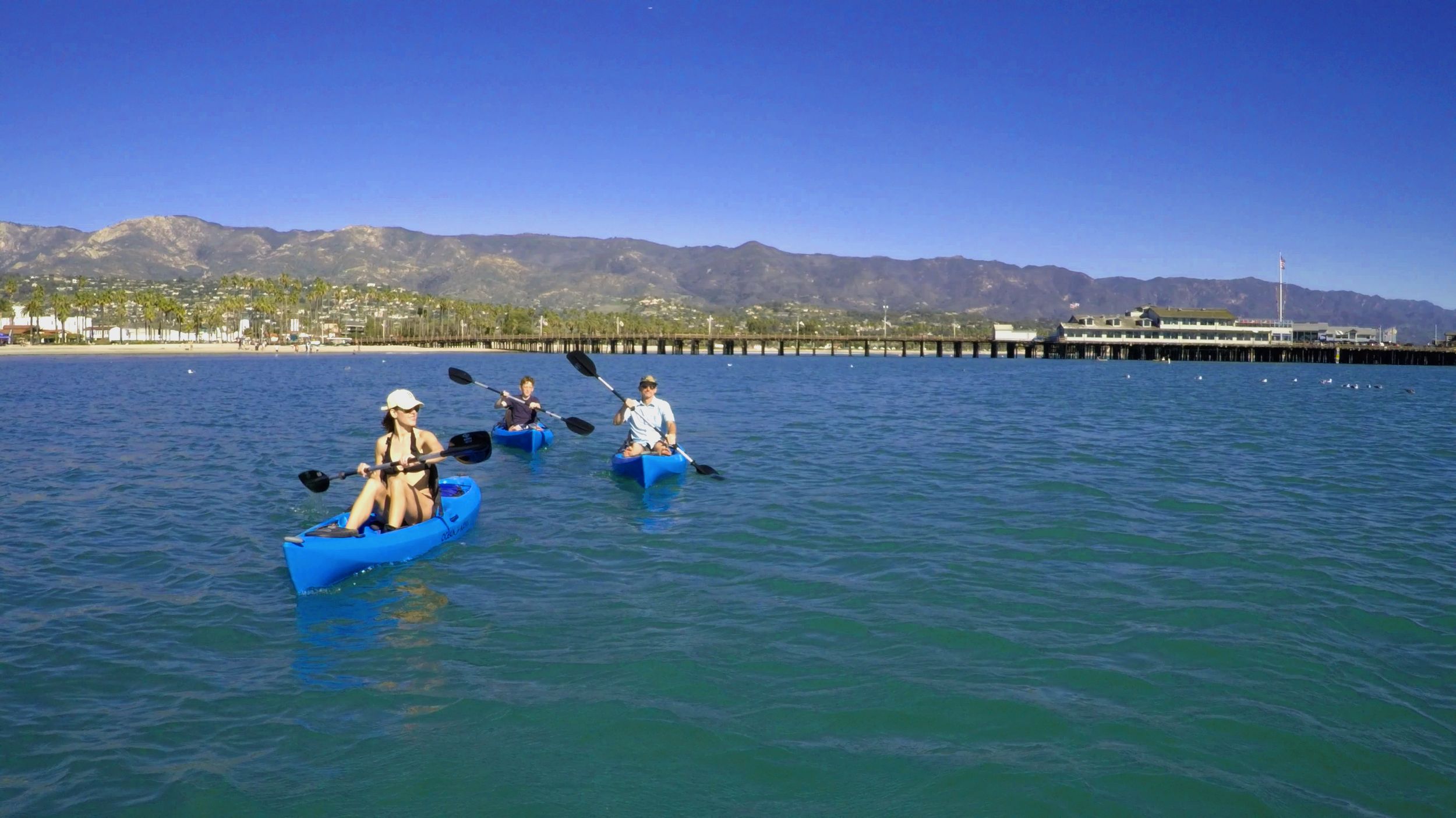 Santa Barbara: 1,5-stündige Hafenkajaktour