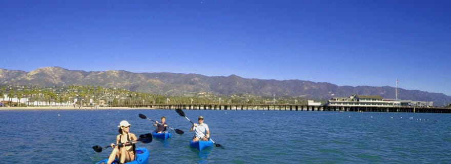 Santa Barbara : 1,5 heure de visite en kayak de port