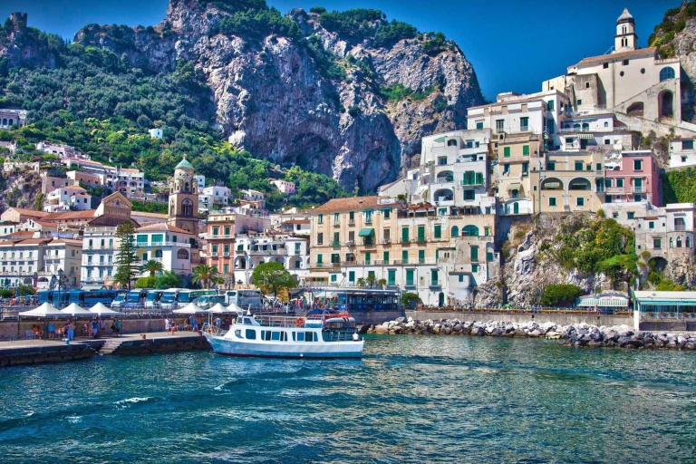 Naples : Circuit privé en Tesla vers Amalfi, Ravello et Positano