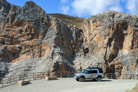 Południowa Kreta: Land Rover Safari z lunchem i winem