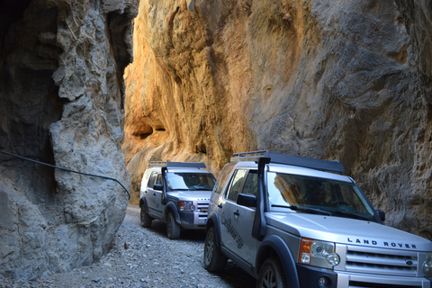 Südkreta: Land Rover Safari mit Mittagessen und Wein