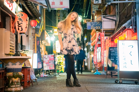 Osaka: privéfotoshoot met professionele fotograafOsaka: fotografietour van 1 uur, Dotonbori