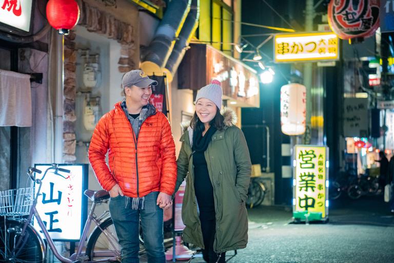 Osaka: Privates Fotoshooting mit professionellem FotografenOsaka: 1-stündige Fototour, Dotonbori