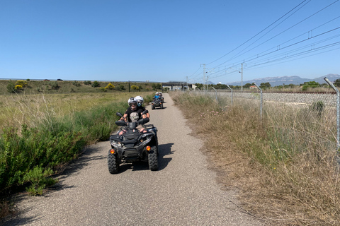 Salou: safari guiado en quad todoterreno con recogida hotel