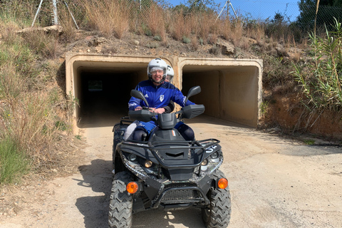 Salou: off-road begeleide quadsafari met hotelovername