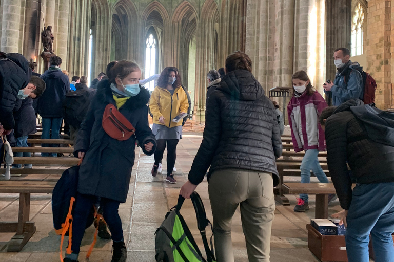 Mont Saint Michel: rundvandring och valfri biljett till klostretRundtur på franska utan biljett till klostret