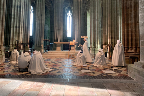 Mont Saint Michel: rundvandring och valfri biljett till klostretRundtur på franska utan biljett till klostret