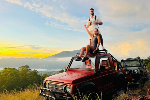 Ubud: Mount Batur Jeep Sunrise and Natural Hot Spring TourJeep Sunrise Tour with Transfer