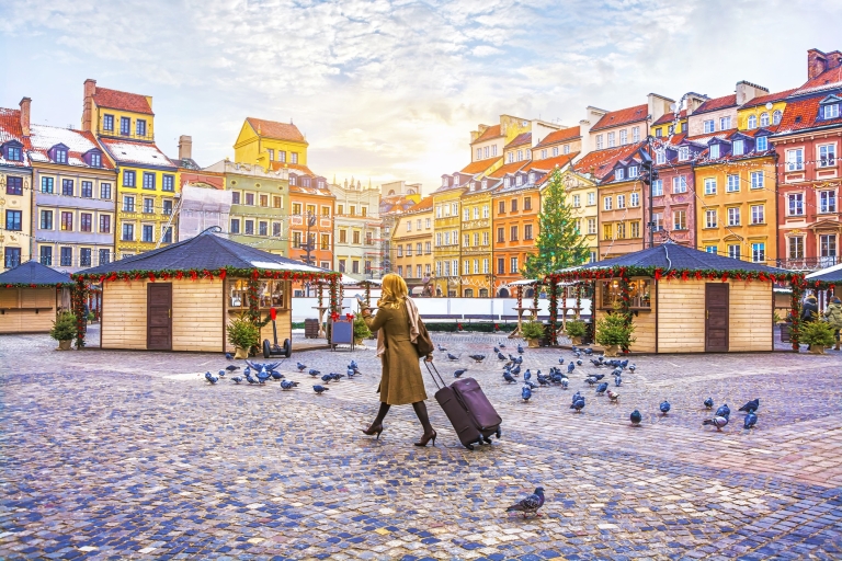 Warschau: Layover-Stadtrundfahrt mit Auto und Abholung vom Flughafen6-stündige Tour