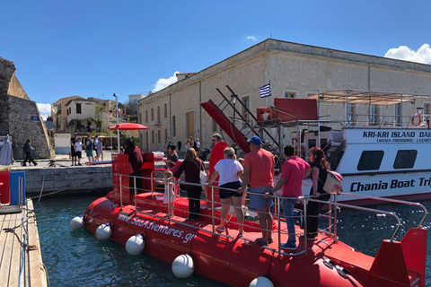 Chania: onderwaterervaring in semi-onderzeeërChania: onderwateravontuur in een semi-onderzeeër