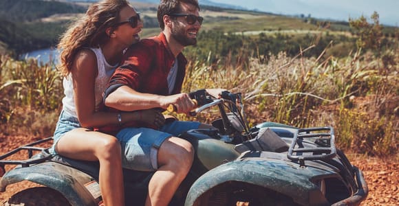 Kusadasi: ATV Quad Safari Adventure with Pamucak Beach Stop