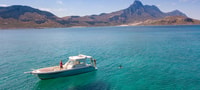Du port de Kissamos, croisière en bateau privé à Balos & Gramvousa - Hizvo