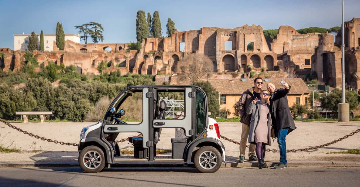 Rome: Private Highlights Tour by Golf Cart