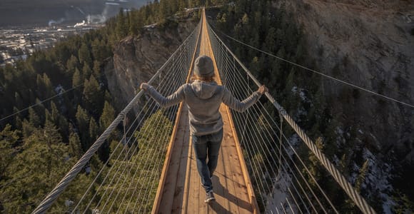 Golden, BC: Golden Skybridge Bridge Pass Admission