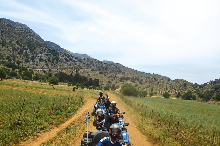 Ab Georgioupoli: Halbtägige Quad-/ATV-SafariQuad für 1 Fahrer und 1 Beifahrer