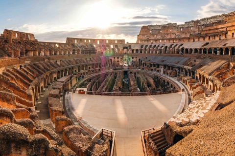 Roma: visita guiada subterránea al Coliseo y al Foro Romano