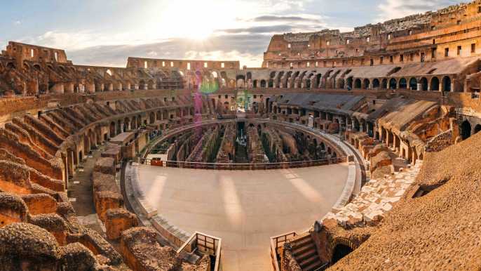 Roma: visita guiada subterránea al Coliseo y al Foro Romano