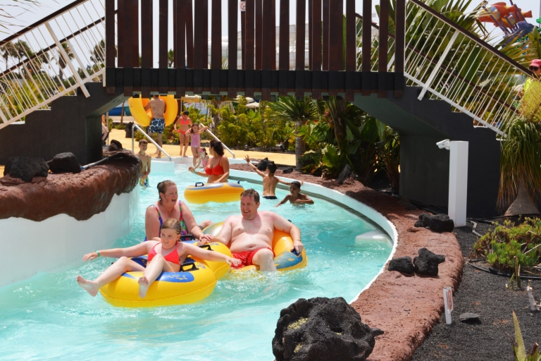 Lanzarote: Aqualava Waterpark Entrance Ticket Entrance Ticket with Transfers from Costa Teguise