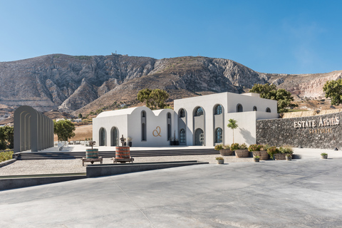 Santorin: Geführte Weinkellerei-Tour mit WeinverkostungSantorini Wineries Tour mit Flughafenabholung