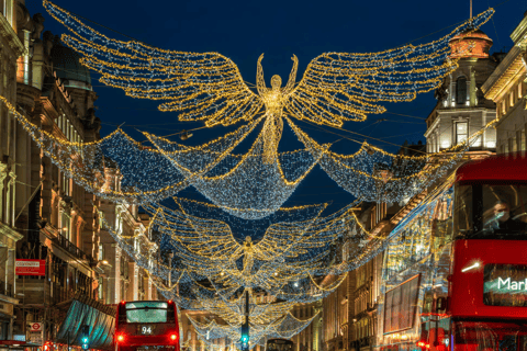 لندن: جولة أضواء الكريسماس والوجبات الخفيفة