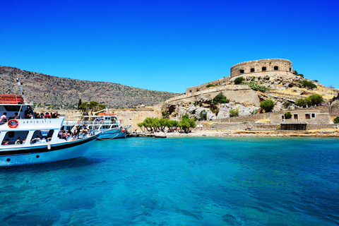 Heraklion: Spinalonga, Agios Nikolaos, Elounda & Plaka TourAbholung von Agia Pelagia, Lygaria und Fodele