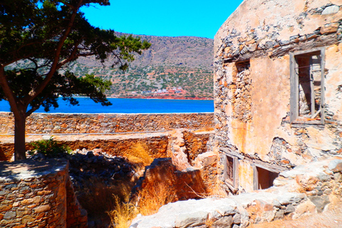 Heraklion: Spinalonga, Agios Nikolaos, Elounda & Plaka TourAbholung von Agia Pelagia, Lygaria und Fodele