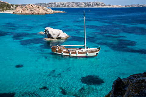 From Palau or La Maddalena: Archipelago Sailing Ship Tour Tour with Meeting Point in La Maddalena