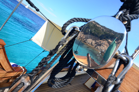 From Palau or La Maddalena: Archipelago Sailing Ship Tour Tour with Meeting Point in La Maddalena
