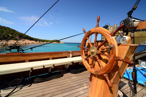 From Palau or La Maddalena: Archipelago Sailing Ship Tour Tour with Meeting Point in La Maddalena