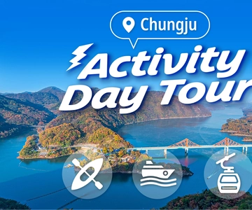 Seul: Cruzeiro em Chungju, teleférico e excursão de aventura em caiaque nas grutas
