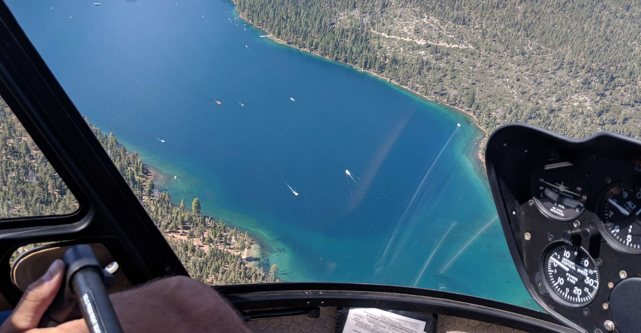 Lake Tahoe, Zephyr Cove Helicopter Flight - Hizvo