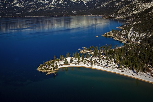 Visit Lake Tahoe Sand Harbor Helicopter Flight in South Lake Tahoe