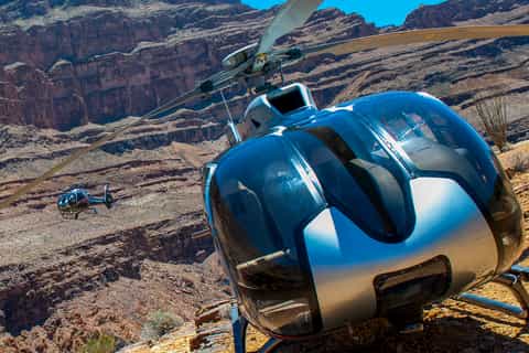 Las Vegas: helikopterlanding Grand Canyon met transfers