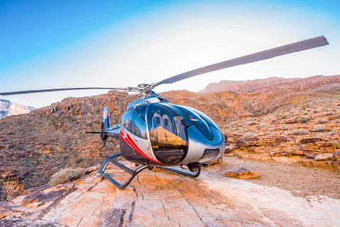 Las Vegas: wycieczka helikopterem po Wielkim Kanionie z szampanem