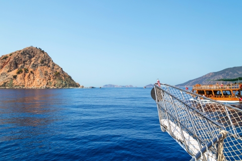 Excursion en bateau sur l'île de Suluada et dans les baies d'AdrasanCircuit avec transfert depuis les hôtels de Belek