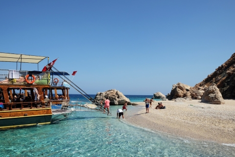Excursión en barco por la isla Suluada y las bahías de AdrasanExcursión con traslado desde los hoteles de Antalya