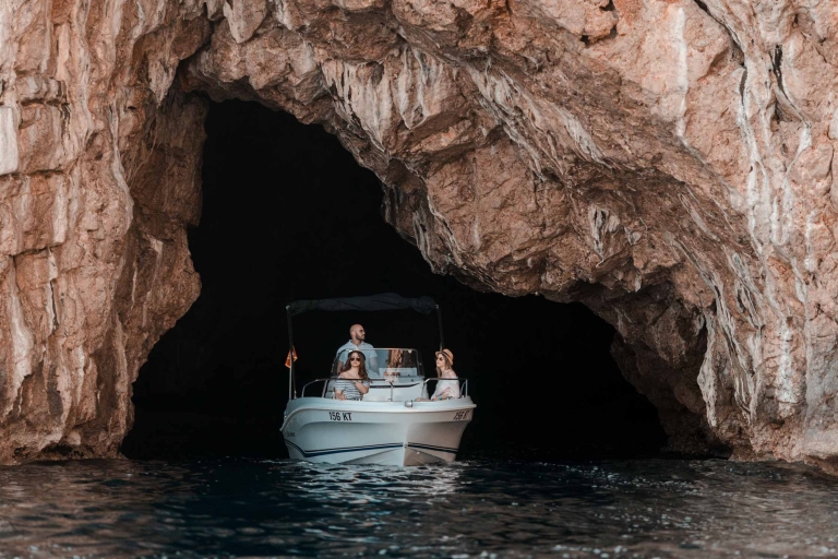 Kotor: visite en bateau de 3 heures de la grotte bleue et de Notre-Dame des rochers