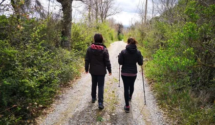 Valnerina: Nordic Walking mit Guide Valnerina: Nordic Walking mit Guide